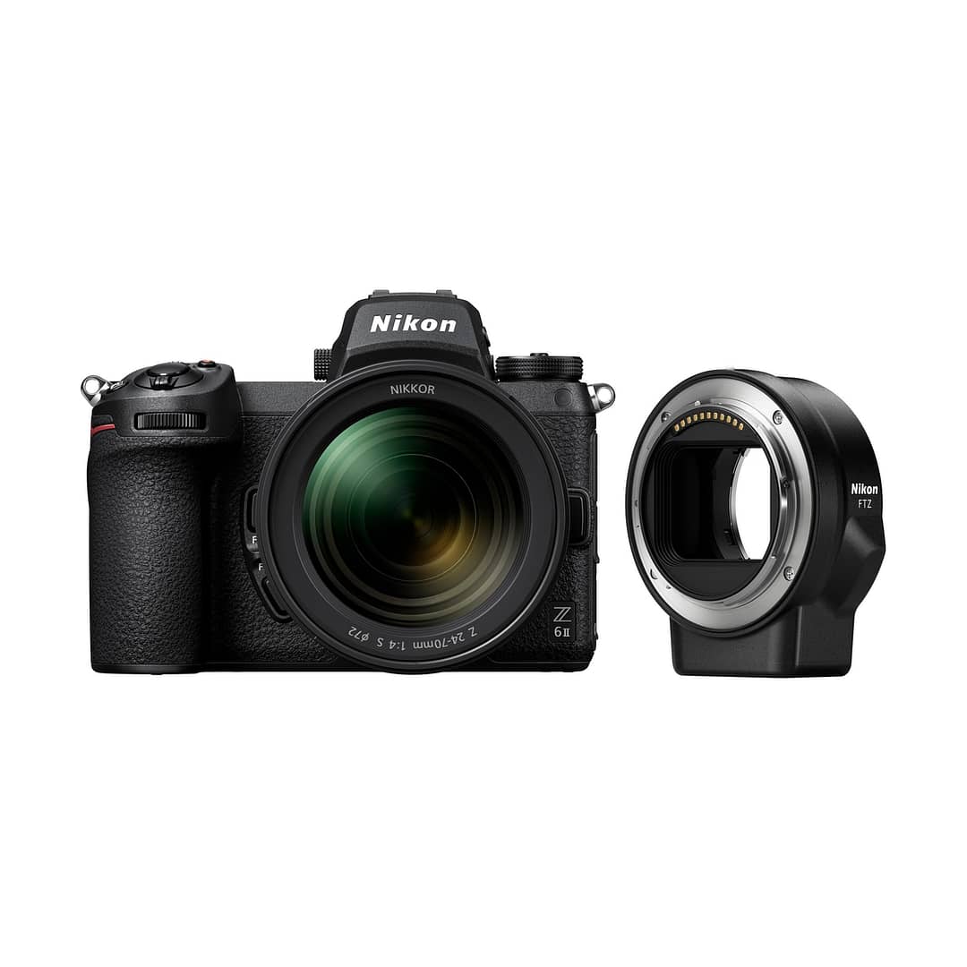 Nikon Z 6II + Z 24-70mm f/4,0 S + FTZ Bajonett Adapter