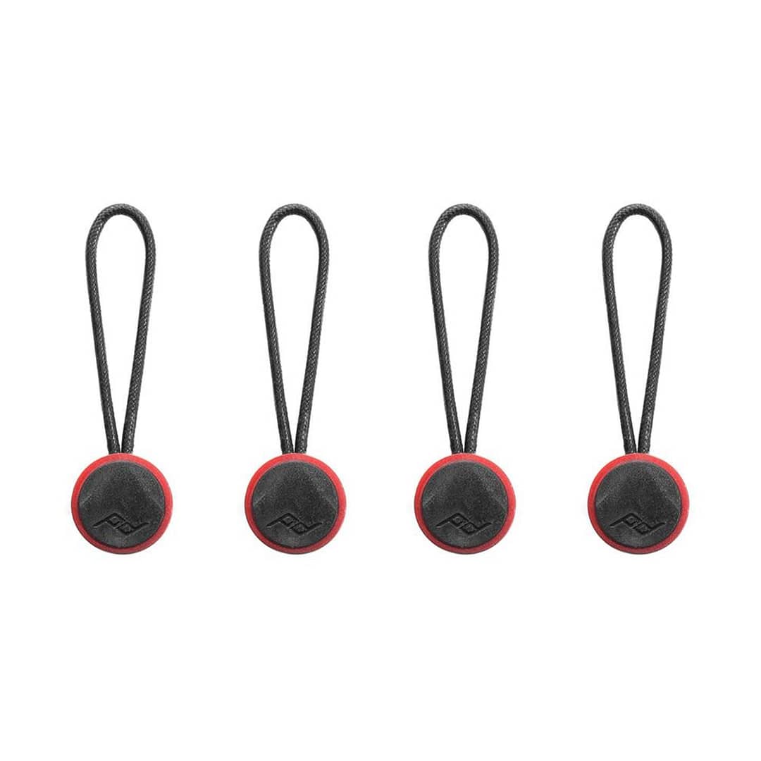 Peak Design Anchor 4-Pack : rot/schwarz