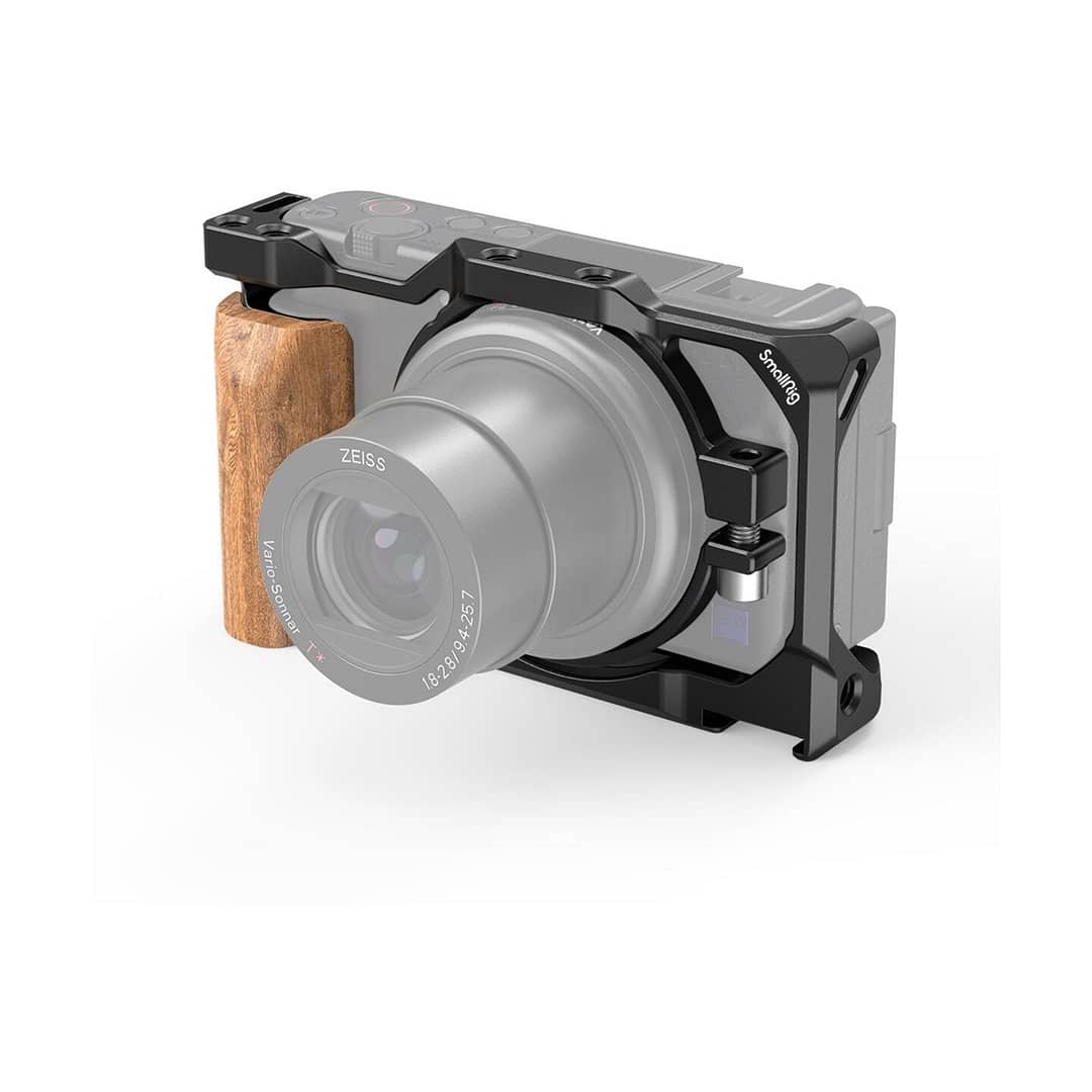 SmallRig 2937 Cage für Sony ZV-1 mit Holzgriff