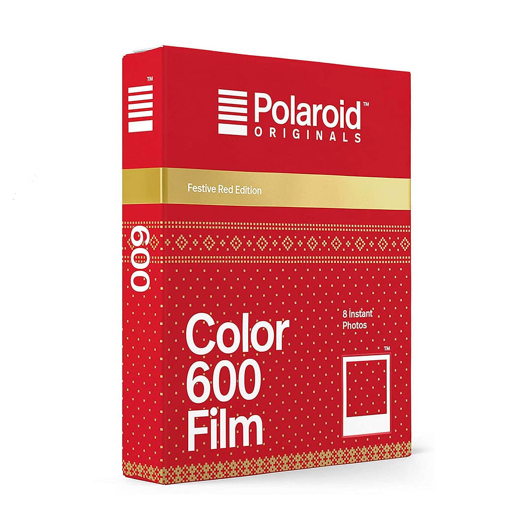 Polaroid 600 Color Sofortbildfilm : Festive Red - 8 Aufnahmen
