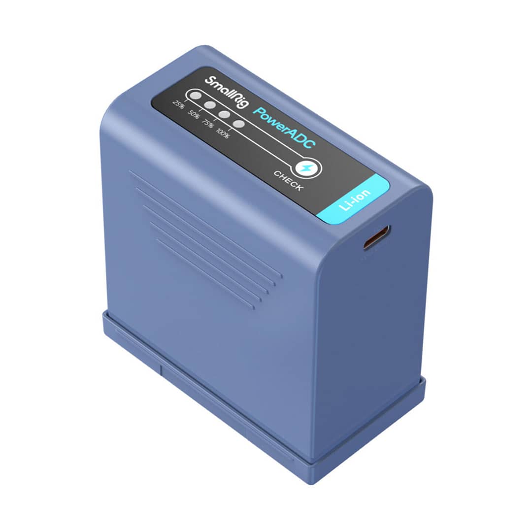 SmallRig NP-F970 USB-C wiederaufladbarer Kameraakku : Blau #4267