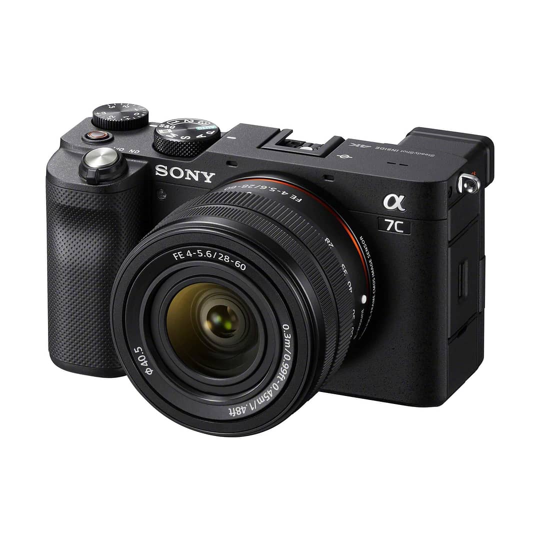 Sony Alpha 7C + FE 28-60mm : schwarz