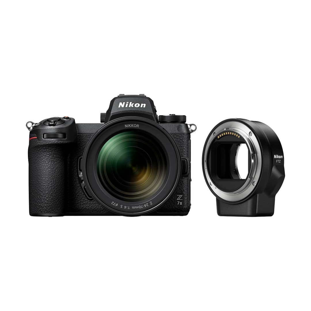 Nikon Z 7II + Z 24-70mm f/4,0 S + FTZ Bajonett Adapter