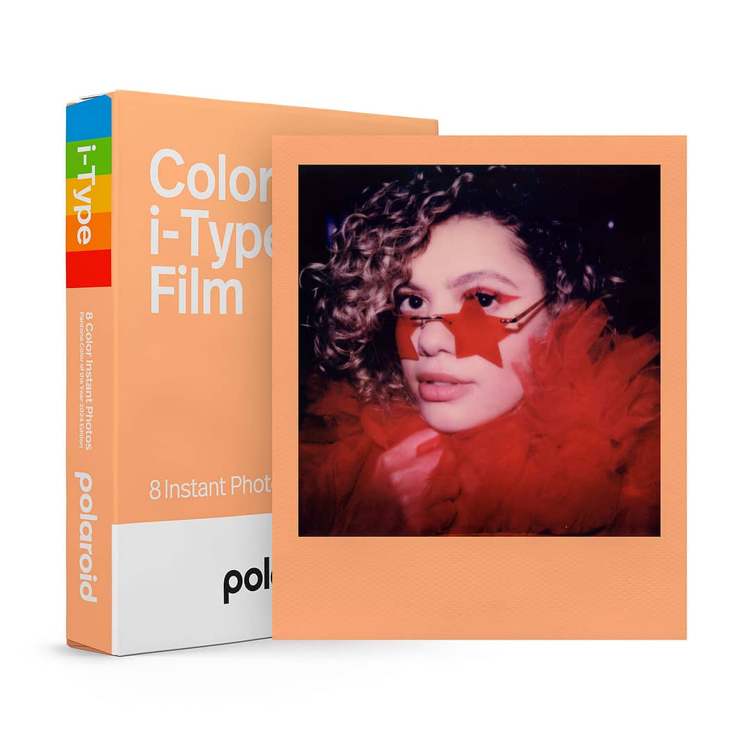 Polaroid i-Type Color Sofortbildfilm : Peach Fuzz - 8 Aufnahmen