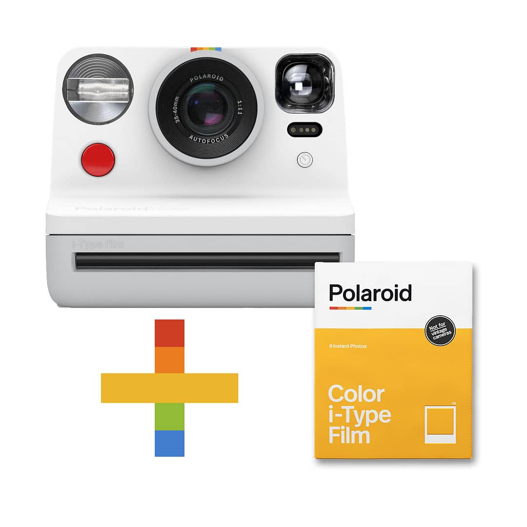Polaroid Now : Weiß - Starter Kit inkl. i-Type Color Film