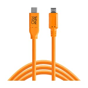 Tether Tools TetherPro USB-C Kabel - USB-C auf USB 2.0 Micro-B : Orange