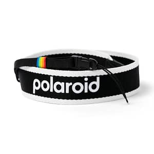 Polaroid Kameragurt flach : Schwarz-Weiß