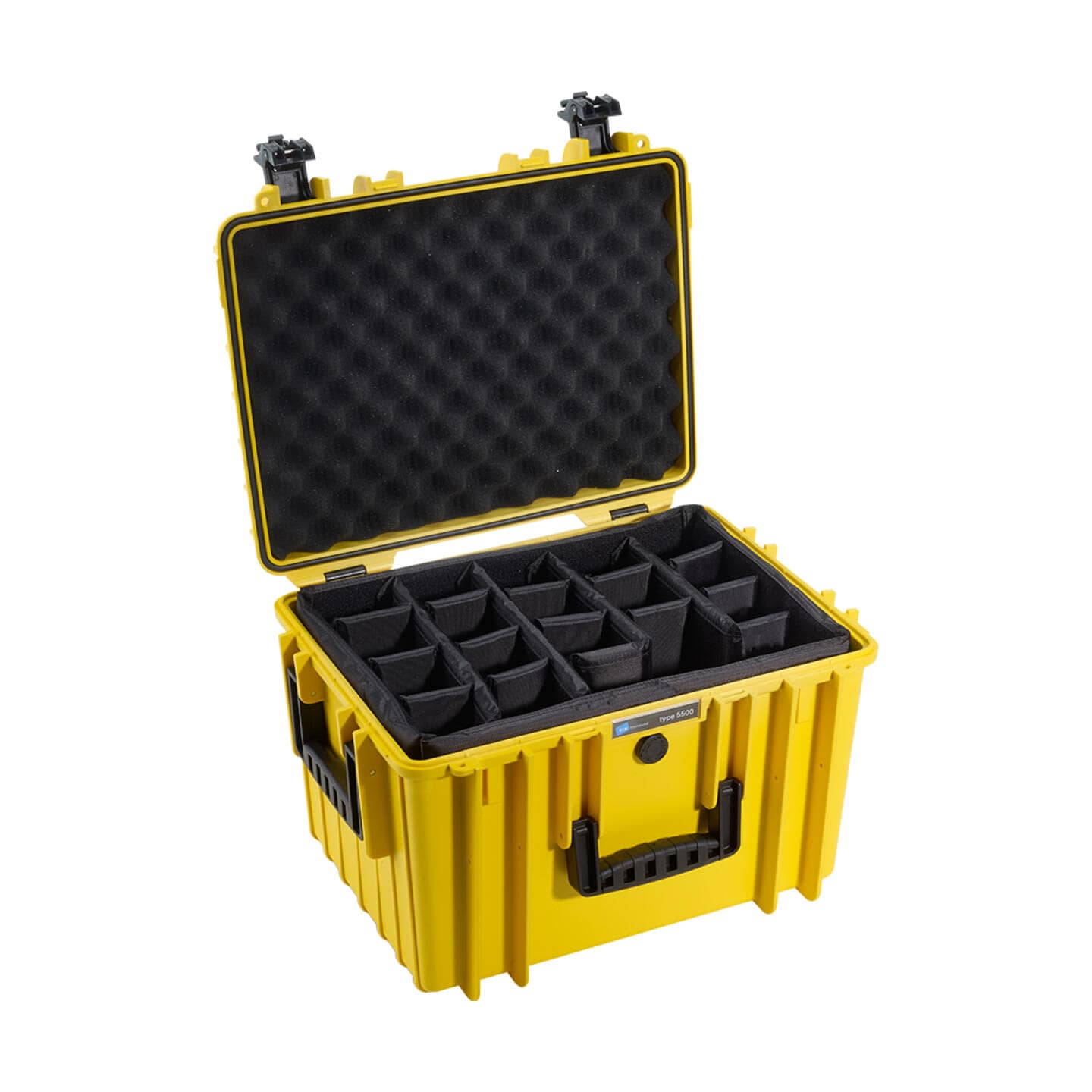 B&W Outdoor transportkoffer voor drone DJI Air 3 en Fly More Combo - type 3000 zwart - waterdicht volgens IP67 certificering, stofdicht, onbreekbaar en onverwoestbaar